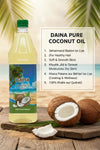 Daina Pure Coconut Oil – 100% Natural (Multi Sizes)