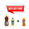 Daina Mega Oil Combo – 3L Mustard + 500ml Coconut, Free 500ml Mustard